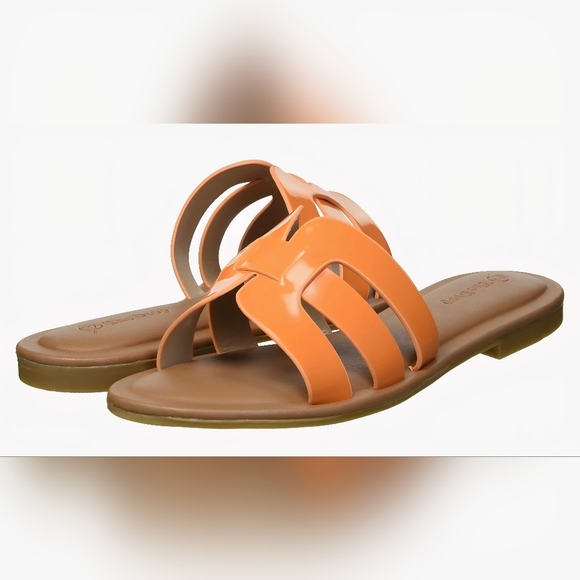 The Drop Shoes - The Drop Women's Monika Flat H-Band Slide Sandal #783, 784, 785, 786